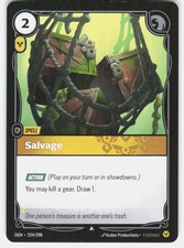 SALVAGE 224/298 UNCOMMON ORIGINS RIFTBOUND NM/M picture