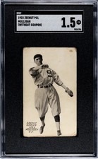 1923 ZEE-NUT EDDIE MULLIGAN NNO FAIR ZEENUT SGC 1.5 BASEBALL SAN FRANCISCO SEALS picture