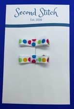 2-Piece Multi-Color Small Bows picture