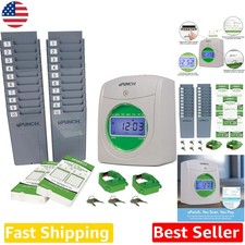 Advanced Employee Time Clock System: HN3500 Bundle, AutoAlign, 100 Cards, Clo... picture