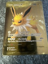 2021 Pokémon Jolteon V Gold Foil HP190   IN THE USA picture