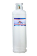 Flame King 100LB Pound Steel Propane Tank LPG Refillable Cylinder with POL Valve picture