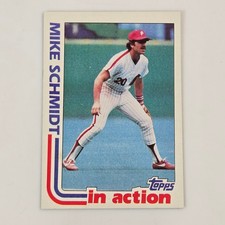 Mike Schmidt 1982 Topps In Action Baseball #101 picture