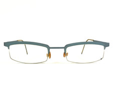 Vintage Lindberg Eyeglasses Frames Mod.4005 Matte Light Blue Titanium 48-21-125 picture