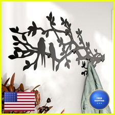 Parametric Style Tree Branch Coat Rack Wall Mount 5 Hooks 41x16
