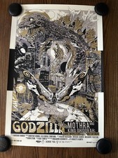 Godzilla All Out Attack Variant Mondo BNG 24x36 Poster Tyler Stout Limited Print picture