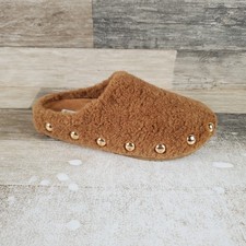 Vintage Havana Thrill Womens Slippers Sz 7 M Light Brown Alip On Round Toe picture