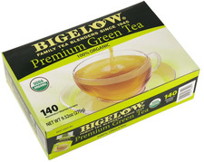 Bigelow Premium 100% Organic Green Tea Bags, 140 Count picture