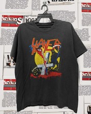 HOT Slayer Severed Hand Retro Unisex Black  Cotton T-Shirt Size S-5XL picture