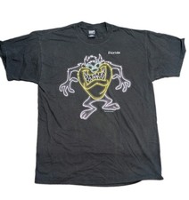 Sherry’s Vintage 90s Looney Tunes Taz Florida Black Graphic Tee Men’s XL picture