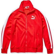 PUMA Iconic T7 Track Top Jacket HIGH RISK RED 530094 11 Men's Size MEDIUM M picture