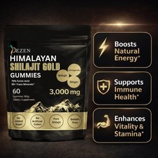 DEZEN Organic Himalayan Gold Shilajit Gummies 3000mg, 60 Count Each picture