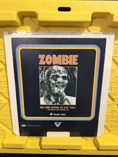 Zombie Zombi 2 CED Videodisc Lucio Fulci Wizard Video Vestron Horror Movie 1979 picture