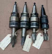 4 Tool Holders w/ Carbide Bits Cutting Tooling Nikken Slimchuck Lyndex  picture