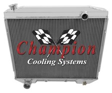 SR Champion 3 Row All Aluminum Radiator for 1957 - 1959 Ford Skyliner V8 Engine picture