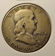 1952-D Franklin Half Dollar 50C Business Strike 90% Silver  picture