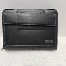 Franklin Covey Day One Planner & Pages – Black 7-Ring Zip Faux Leather picture