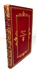 1866 TENNYSON MAUD 12th Ed Charge Light Brigade Full Morocco Leather Gilt Lyre picture