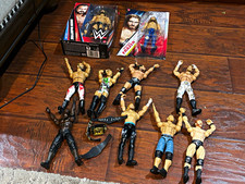 Mattel WWE Mixed Lot Action Figures Drew McIntyre & Nathan Frazer 9-Pack picture
