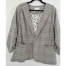 Women's Skies Are Blue curvy Houndstooth Plaid Size 2X NWOT? picture