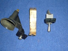 1970-74 Mopar E Body Dash Map Light Bezel 2864024 & Rebuilt Switch 2864243 picture