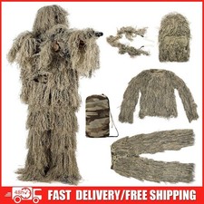 3D Withered Grass Ghillie Suits Military Camouflage Hunting Suits Hunting Set picture
