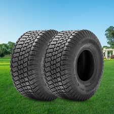 HALBERD Set 2 15x6.00-6nhs Lawn Turf Mower Tires 15x6x6 Tractor Tyres Heavy Duty picture