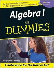 Algebra for Dummies - Paperback By Sterling, Mary Jane - GOOD picture