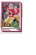 2025 Donruss Brock Purdy San Francisco 49ers Football Card #46 picture