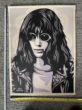 Ramones Shepard Fairey Joey Ramone Purple Version Signed #2/300 Mint OBEY picture