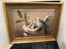 Vintage 1976 Ruth Vail Oil Painting Signed Ancobilt Frame picture
