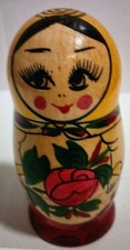 VINTAGE RUSSIAN MATRYOSHKA NESTING DOLLS picture