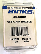 BINKS 2100  AIRCAP NIB 46-6082  66SK  C SPEC'S  better perfromance than 66sd picture