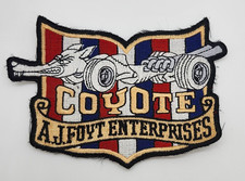Coyote A.J. Foyt Enterprises Collector Emblem Iron on Patch picture