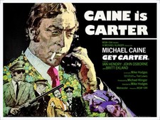 GET CARTER (1971) - 30x40 quad - Michael Caine gangster thriller movie poster picture