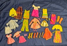 Vintage Barbie Francie Mod Lot Clothes Outfits Shoes 1970s Sears Dress 1971 picture