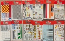 GOFER 11001- 12006 Street, Race, Drag Car + PU Truck Decal Sheets 1/24 and 25th picture