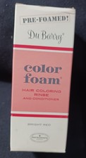 RARE NOS VINTAGE DuBarry Color Foam Hair Coloring Bright Red picture