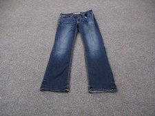 BKE Buckle Jeans Mens 32R Blue Denim Jake Straight Faded Straight Casual Country picture