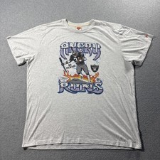 Homage Bo Jackson Raiders NFL Men’s T Shirt Sz 2XL Heather Gray Excellent Cond.  picture