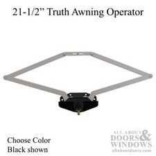 Truth Awning Operator, 21-1/2 inch Single Hook Roto Gear Operator Choose Color picture
