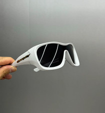 Vintage Oakley De La Salle OO9493 Prizm Sunglasses White Frames Prizm Black Lens picture