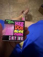 Nee Doh Nice Cube Candy Swirl Super Solid Squish NIB picture