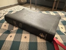 Schuyler NASB 1995 Quentel, Black Goatskin Full Yapp - LIKE NEW picture