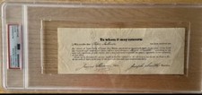 Rare Joseph Smith Jr Signed Document  picture