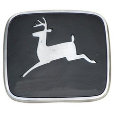 R67027 One New Metal Emblem Fits John Deere R59991, R55213, picture