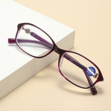 1 Pair Oval Frame Reading Glasses Lightweight Classic Readers for Women Ladies picture