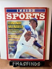 W2 1984 FERNANDO VALENZUELA DODGERS May Newsstand Inside Sports Magazine  picture