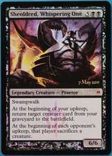 Sheoldred, Whispering One (Prerelease) FOIL New Phyrexia Promos NM (525832) picture
