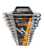 GEARWRENCH 13 Piece SAE Ratcheting Combination Wrench Set 72 Tooth Model 9312 picture